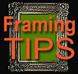 Button linking page to tips about how to frame artworks.